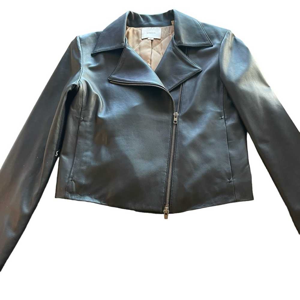 Vince Leather Jacket - image 9