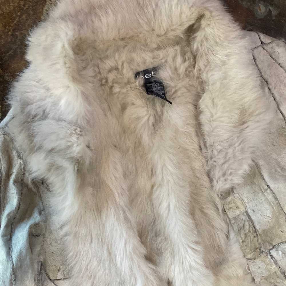 Jacket Bebe real fur Small - image 2