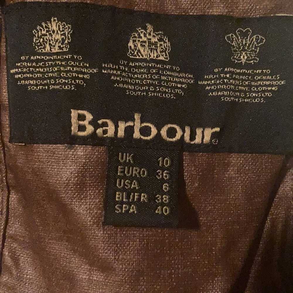 Barbour ◦ brown south shields duralinen waxed jac… - image 3