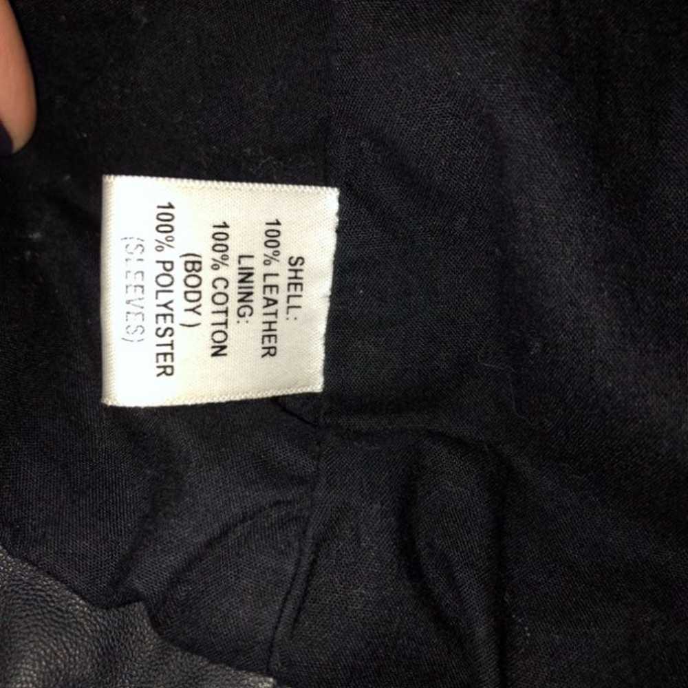 Aqua Leather Jacket - image 6