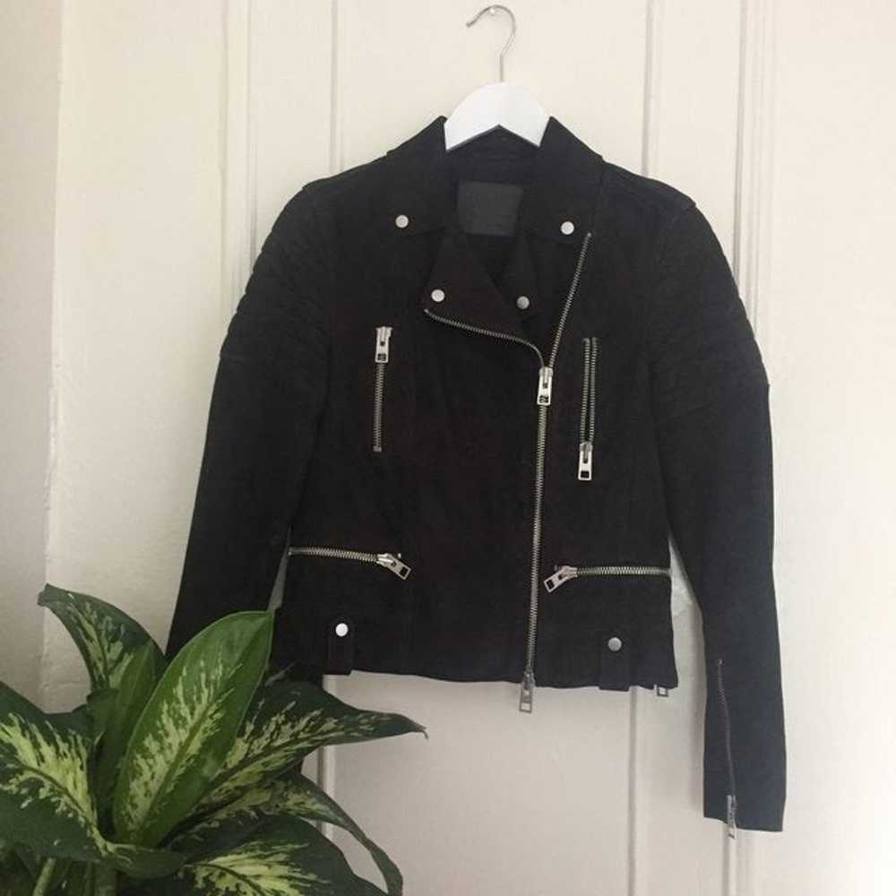 AllSaints Suede/Nubuck Leather Jacket - image 1