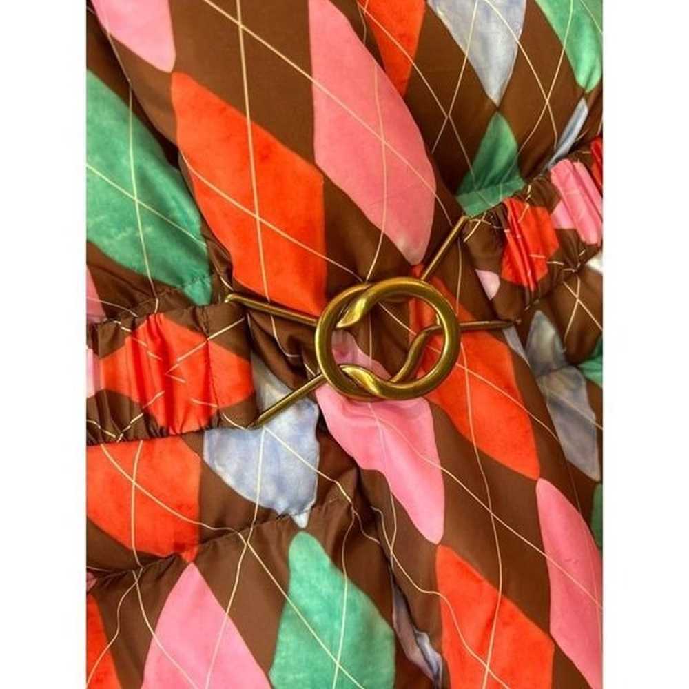 Rachel Antonoff Toni Belted Puffer Multicolor Wom… - image 9