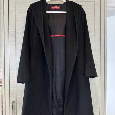 Max Mara Wool Black coat sz 4 - image 1