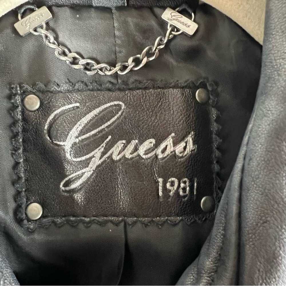 Vintage Guess Soft Genuine Leather Jacket - image 11