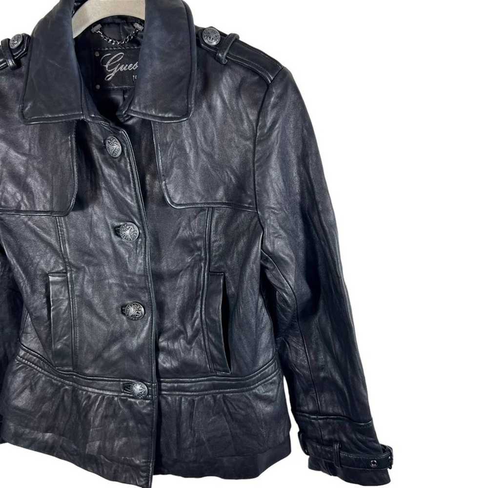 Vintage Guess Soft Genuine Leather Jacket - image 2