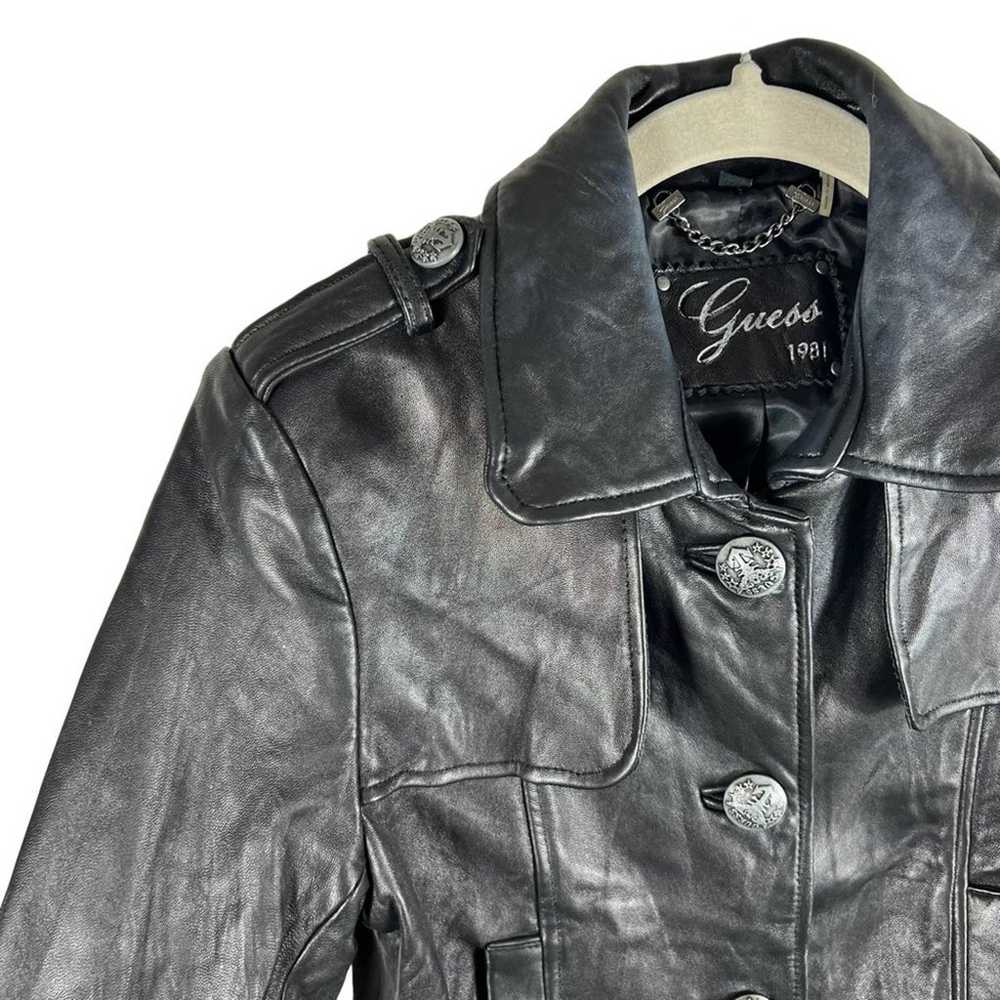 Vintage Guess Soft Genuine Leather Jacket - image 4