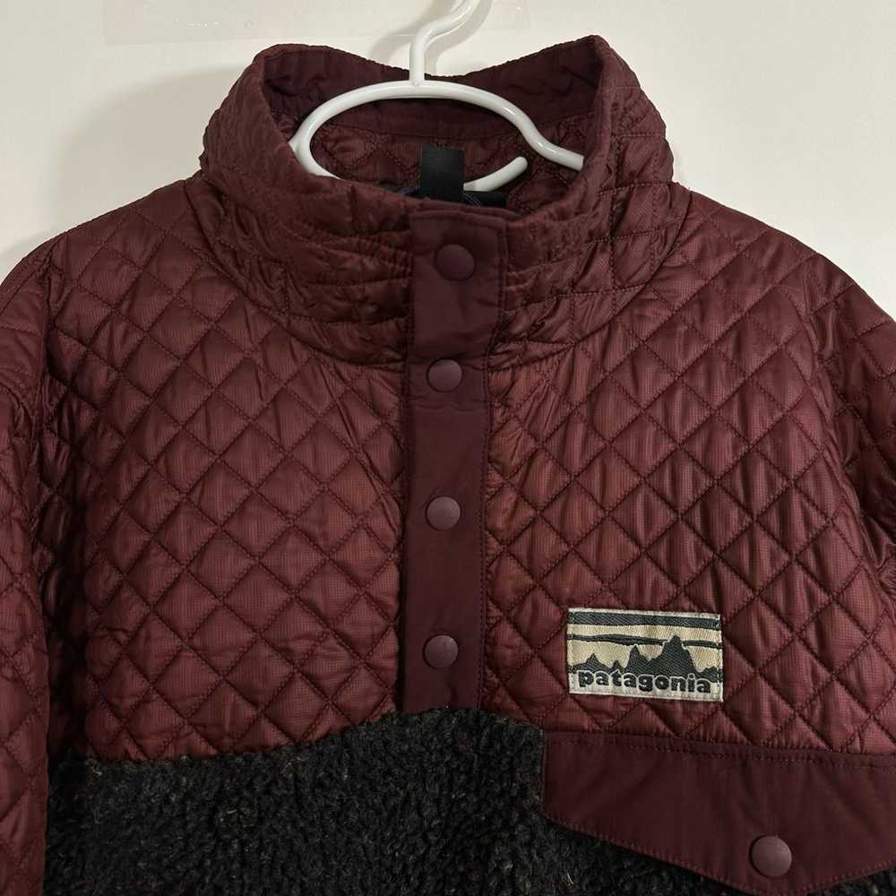 Patagonia RARE Mixed Media Snap-T Pullover Quilte… - image 2