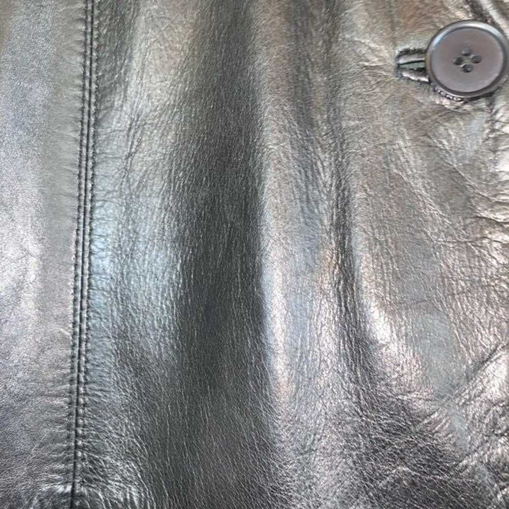 EUC Vintage Cuero Argentine Genuine Leather Coat … - image 3