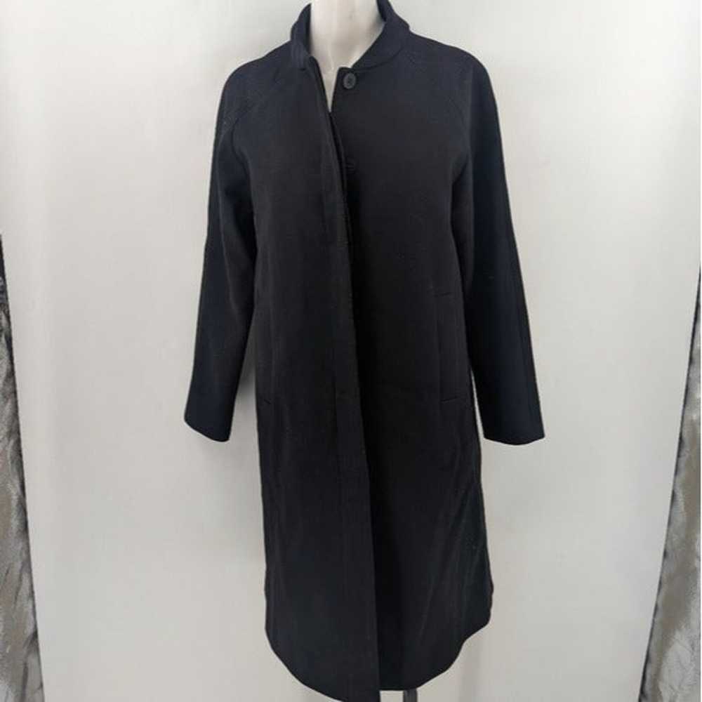 COS hidden button wool, cashmere blend  peacoat  … - image 3