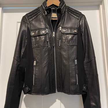 MICHAEL KORS Black Leather Jacket - image 1