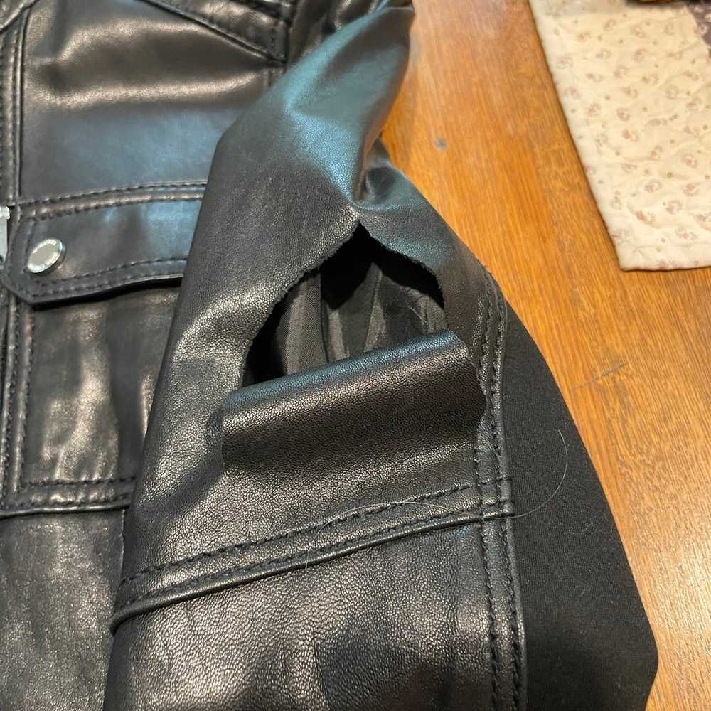 MICHAEL KORS Black Leather Jacket - image 6
