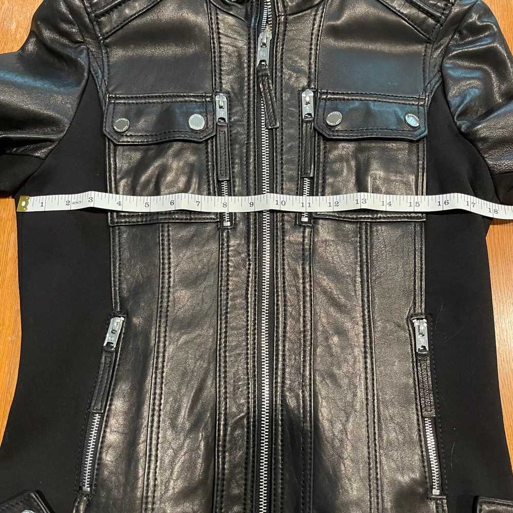 MICHAEL KORS Black Leather Jacket - image 8