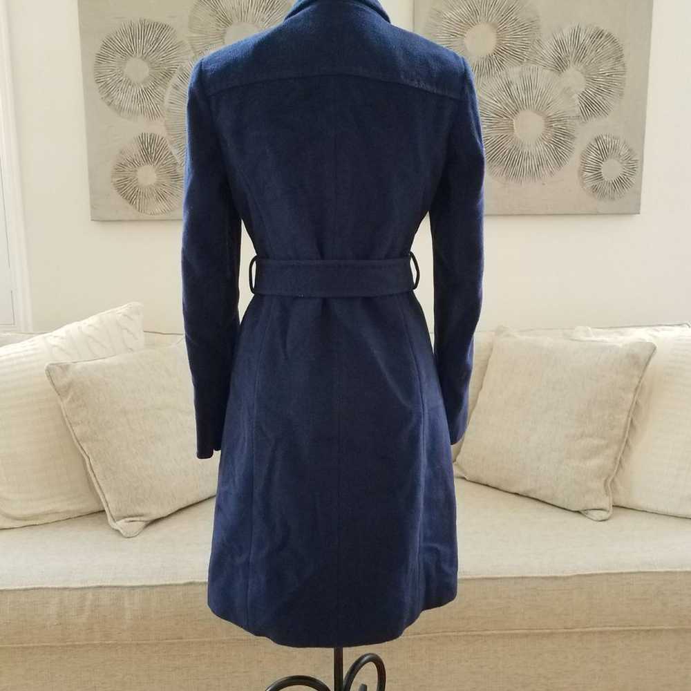 ELLEN TRACY Belted Wool Blend Coat sz 4 - image 5
