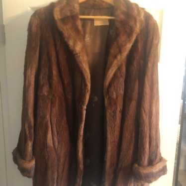 Vintage 1968 Fox fur coat