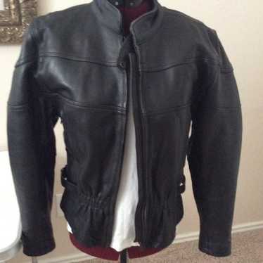 womens full set of leathers jacket vest - image 1
