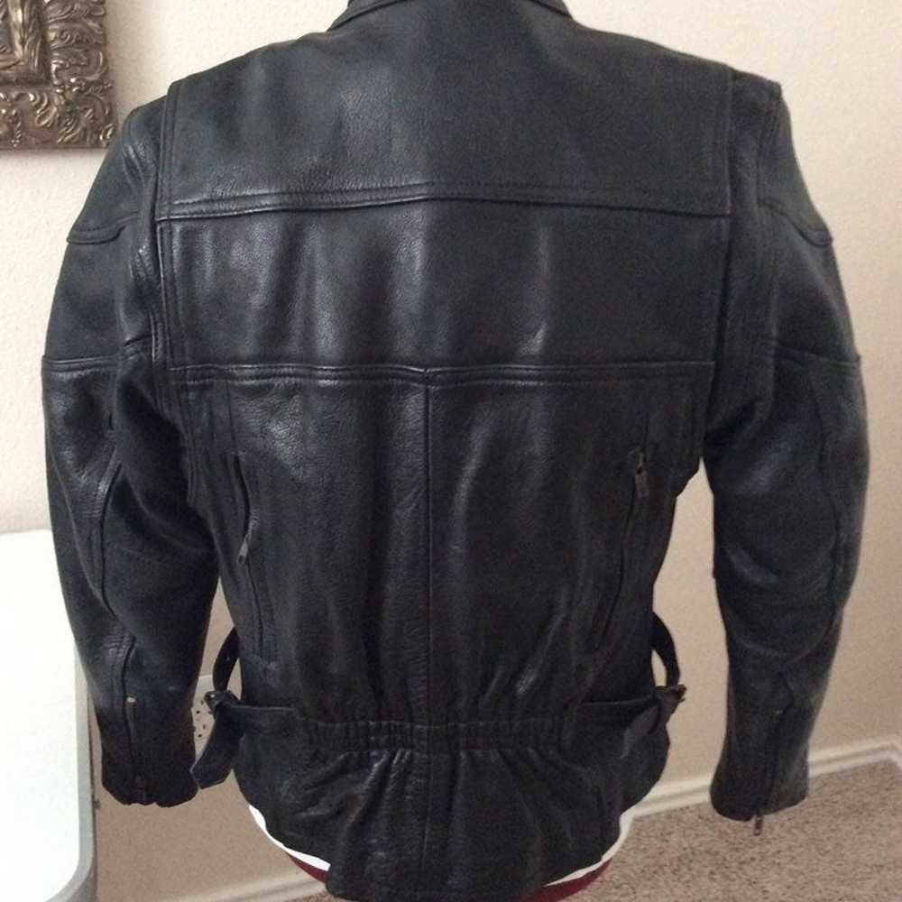 womens full set of leathers jacket vest - image 2