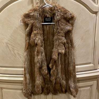 525 AMERICA lUXE Real Rabbit Fur Vest