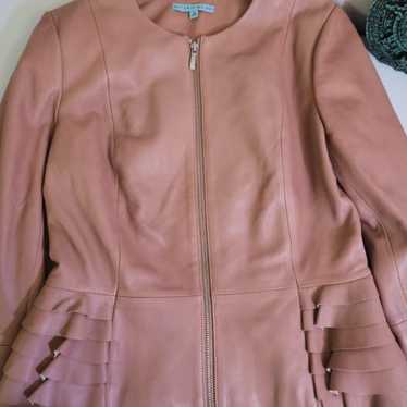 Pink Leather Jacket - image 1