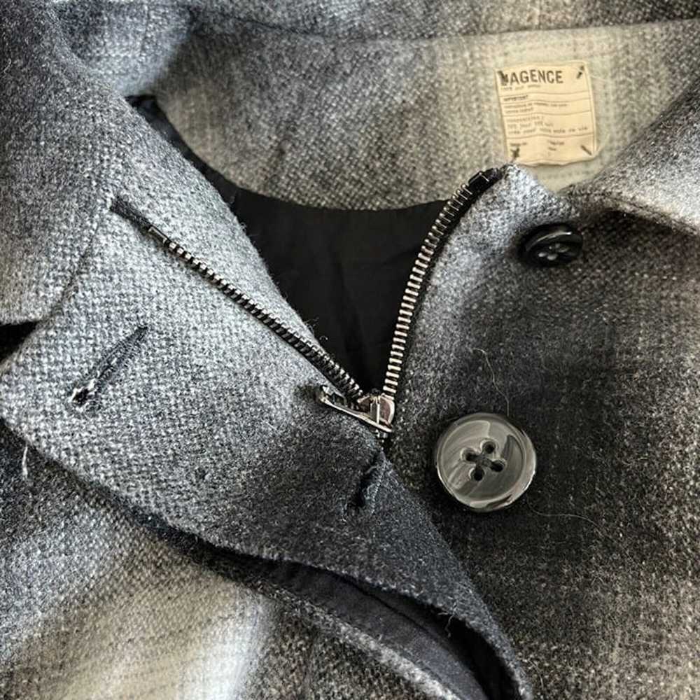 L'Agence Medium Oversized Plaid Jacket Shacket - image 9
