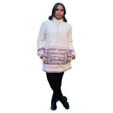 Desigual Women Coat Size 46 Multicolor Embroidere… - image 1
