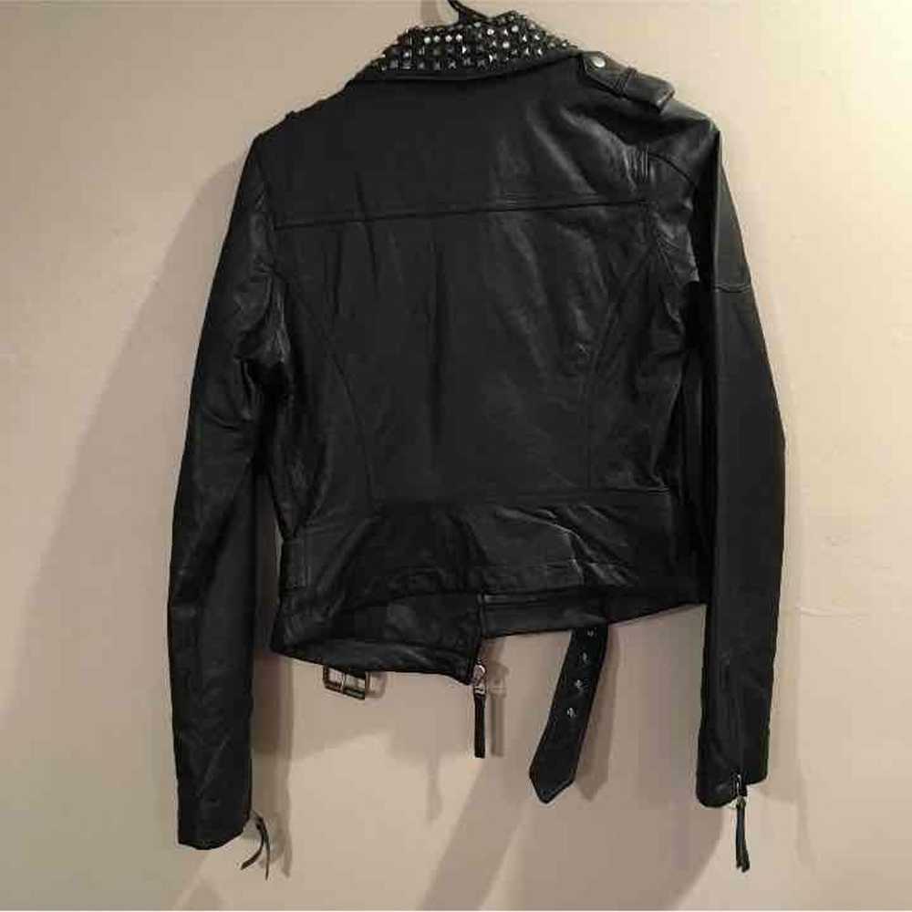 Miss Me women's leather jacket medium - image 3