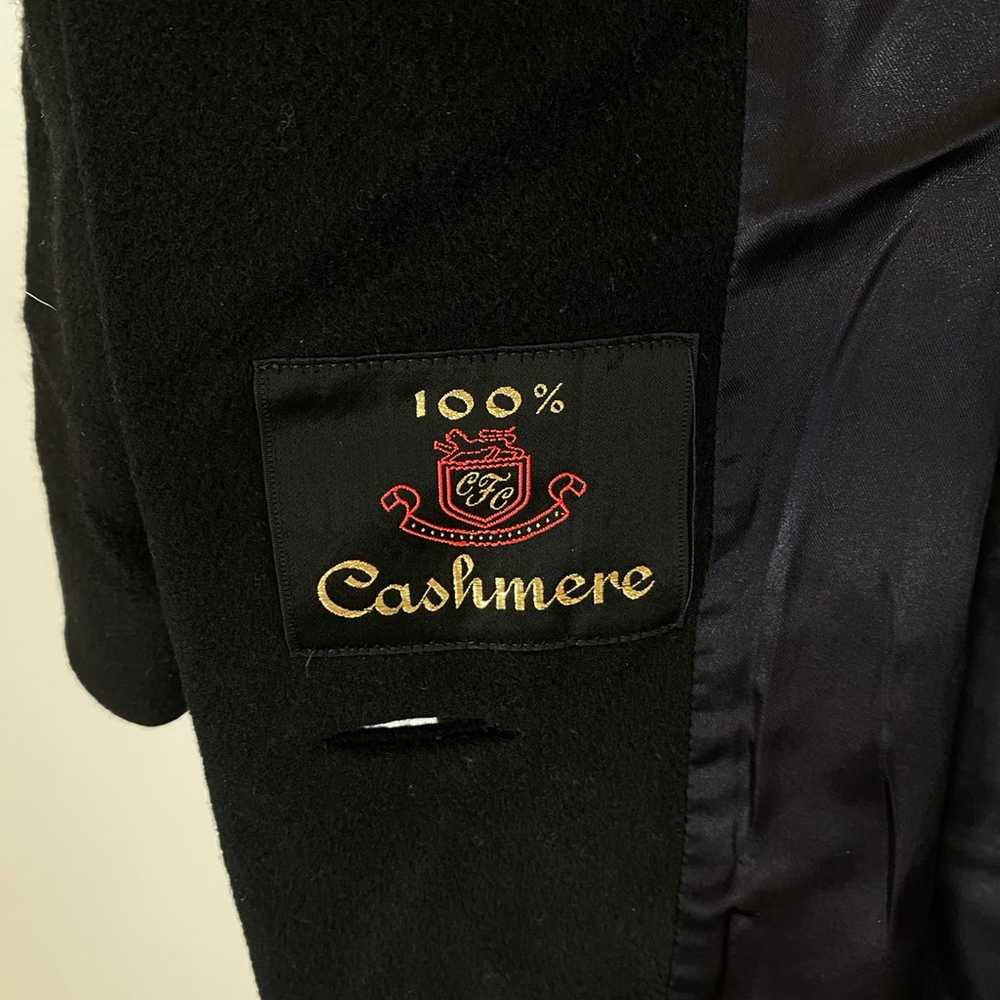 100% cashmere vintage trench coat - image 3