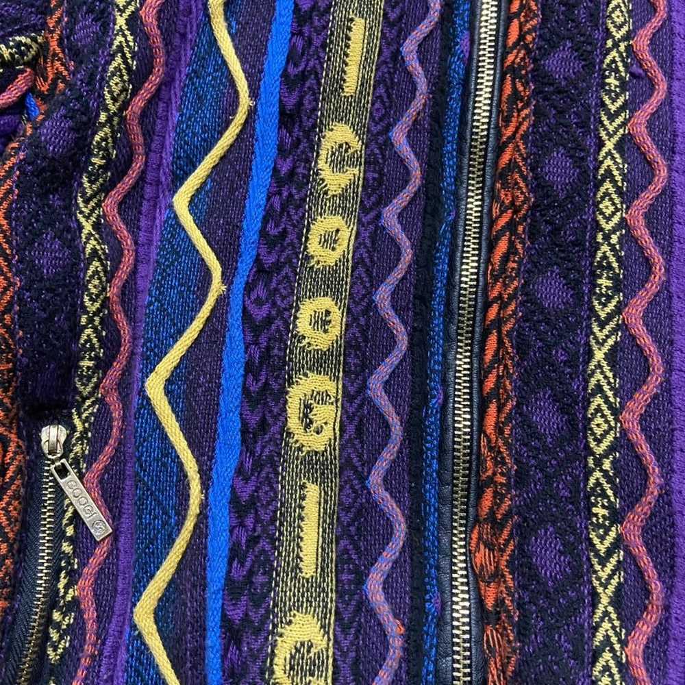 Coogi Australia Vtg 3d Knit Sweater Multicolor Bu… - image 4