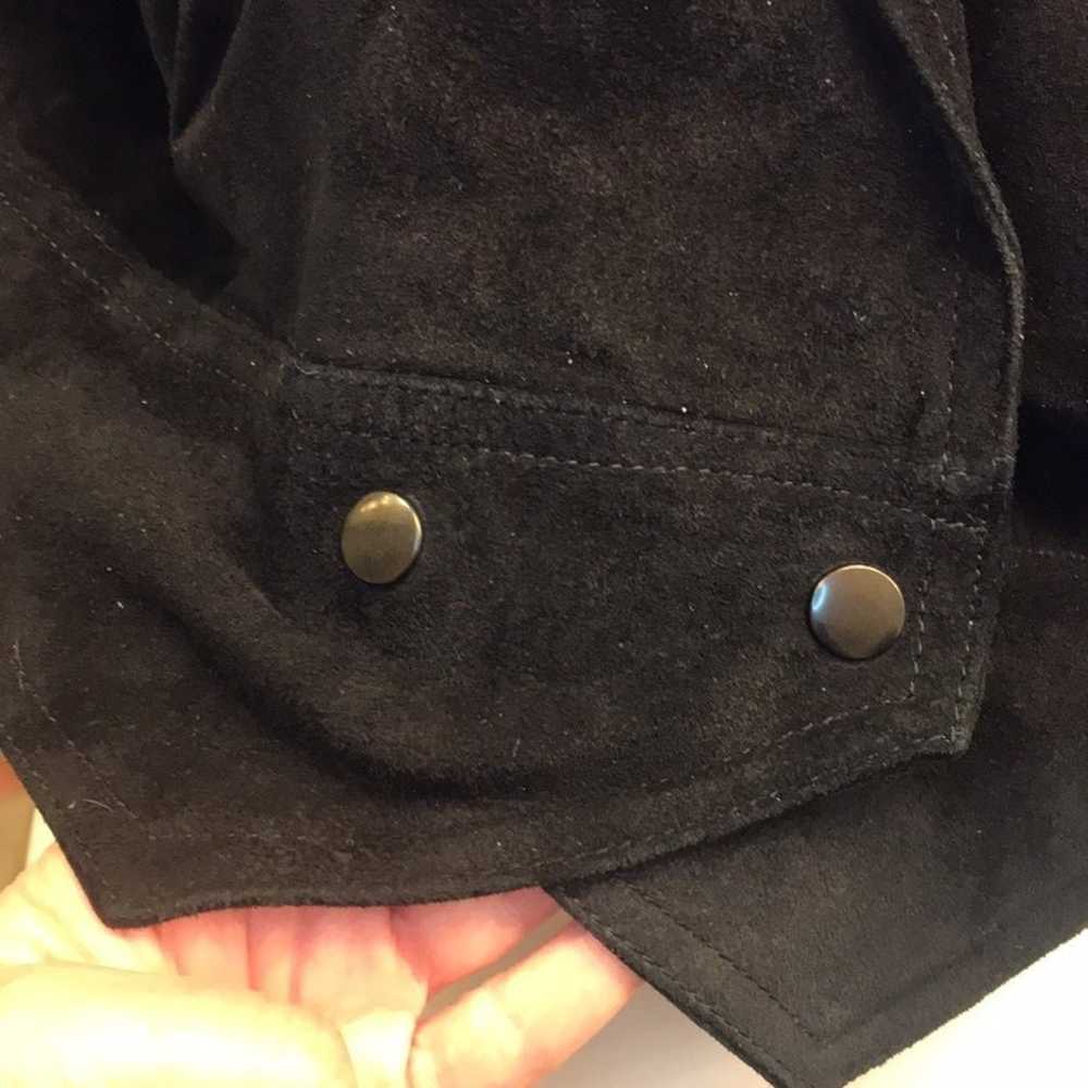 Vintage leather/suede jacket with fringe - image 6