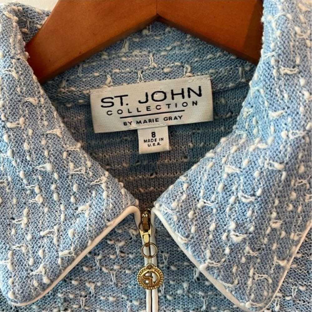 St. John Collection by Marie Gray Zip Up Jacket S… - image 2