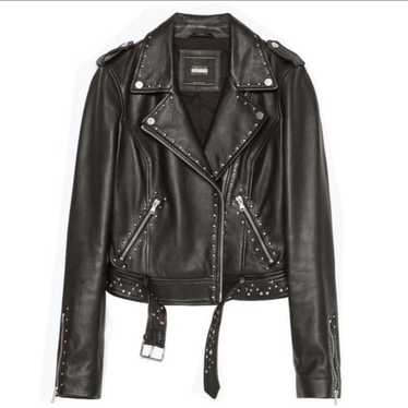 Zara genuine Leather Jacket