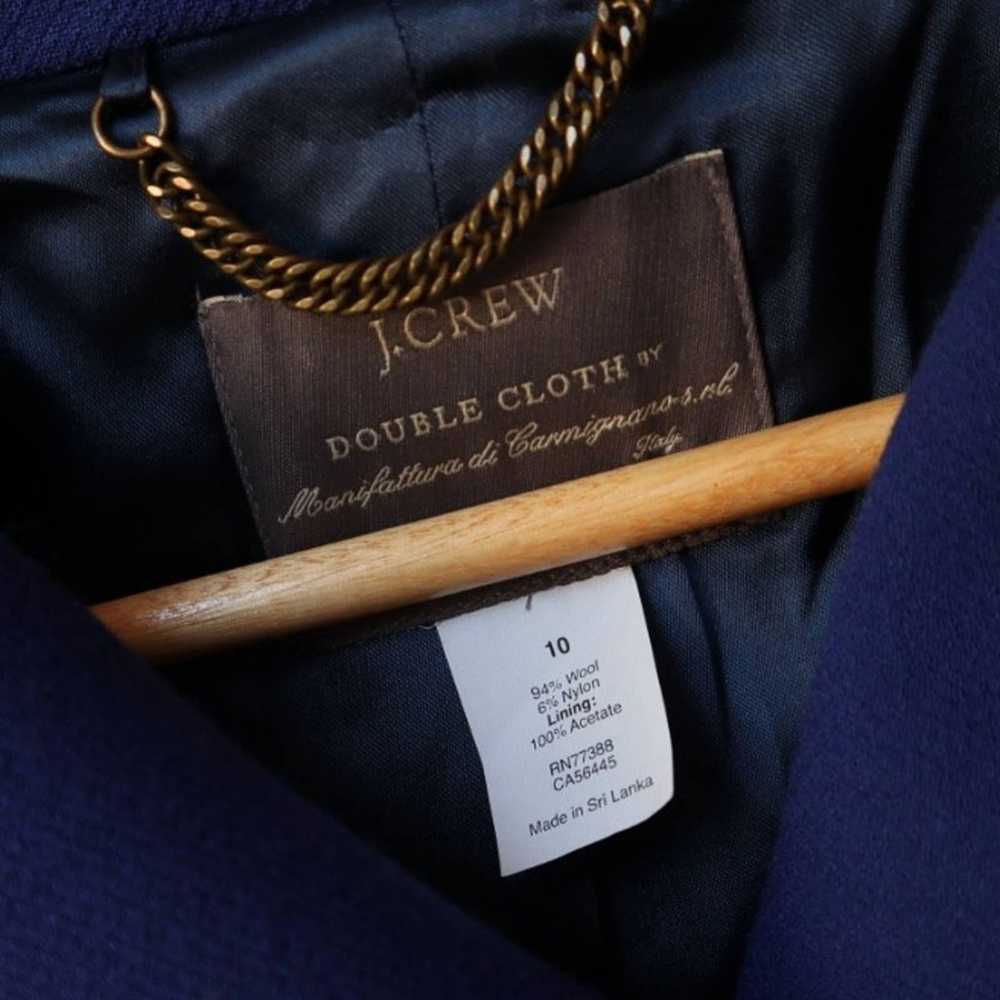J. CREW Double Cloth wool blend coat - image 8