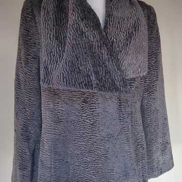 Armani Collezioni Gray Shawl Collar Lined Jacket … - image 1