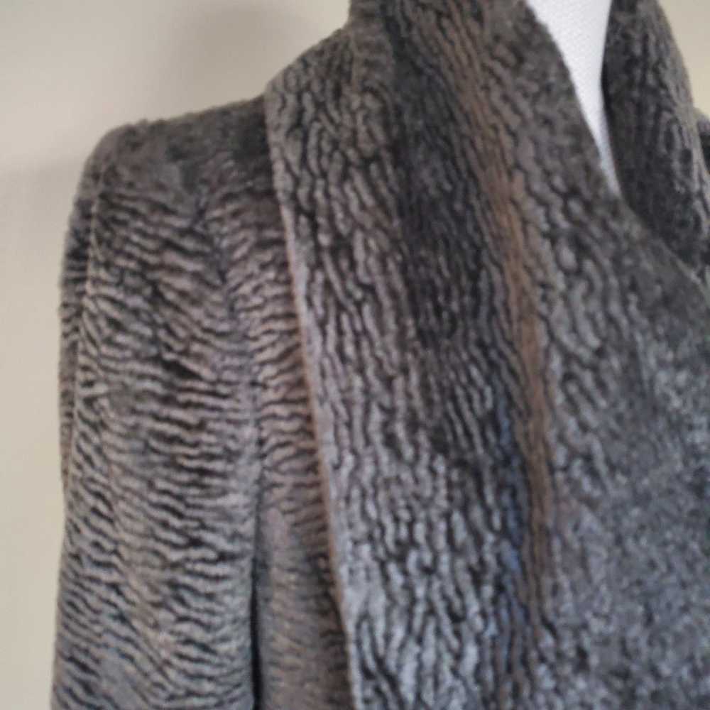 Armani Collezioni Gray Shawl Collar Lined Jacket … - image 2