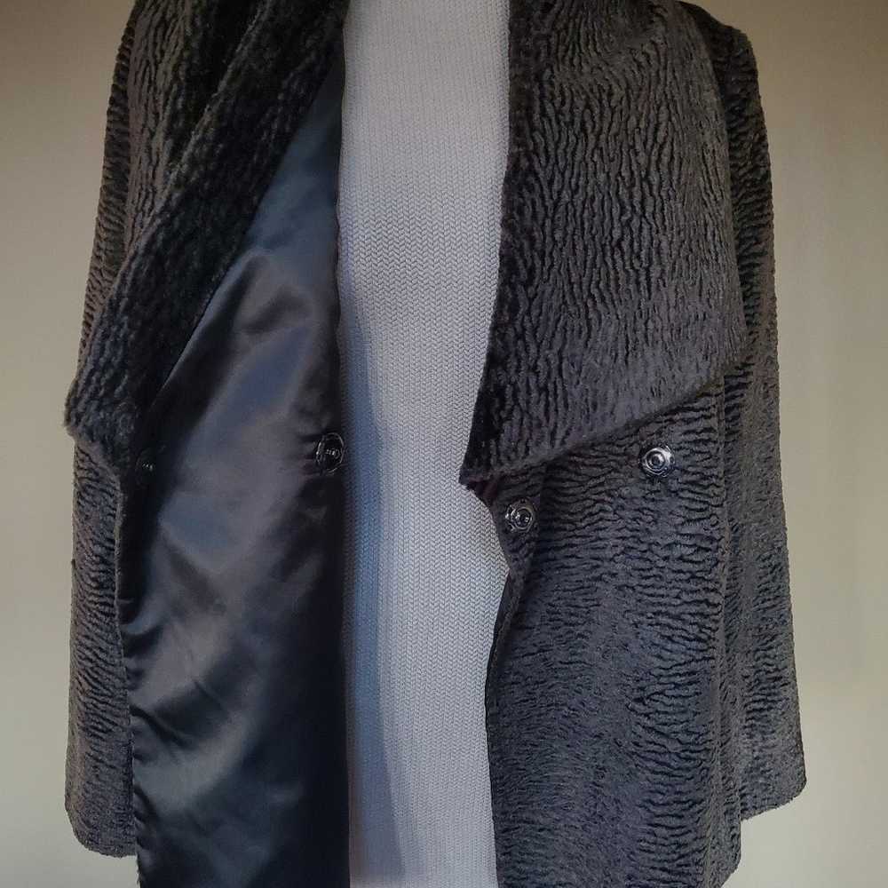 Armani Collezioni Gray Shawl Collar Lined Jacket … - image 5