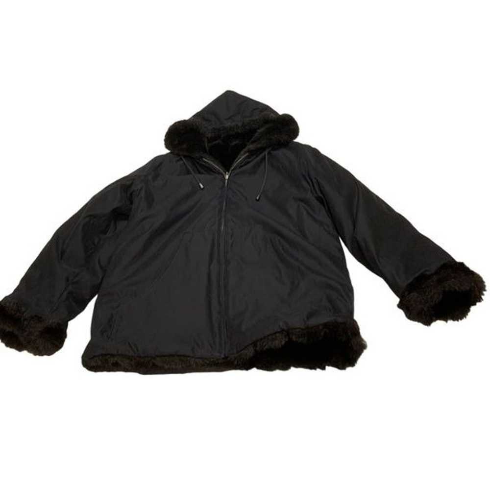 Jones New York Reversible Faux Fur Jacket - image 2