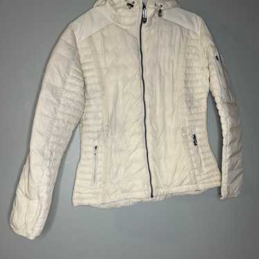 Kuhl spyfire hooded down parka jacket in white - image 1