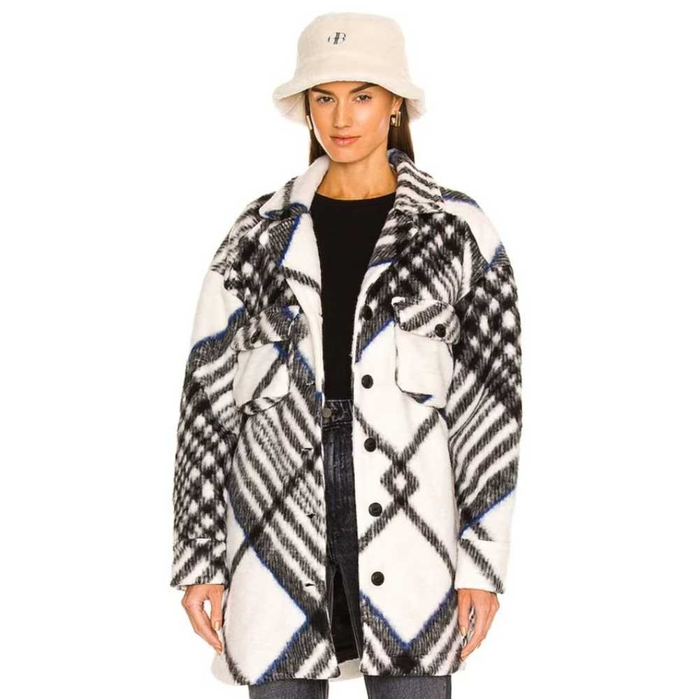 Anine Bing Oakley Oversized Shirt Jacket Plush Ta… - image 3