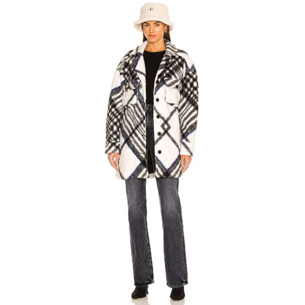 Anine Bing Oakley Oversized Shirt Jacket Plush Ta… - image 5