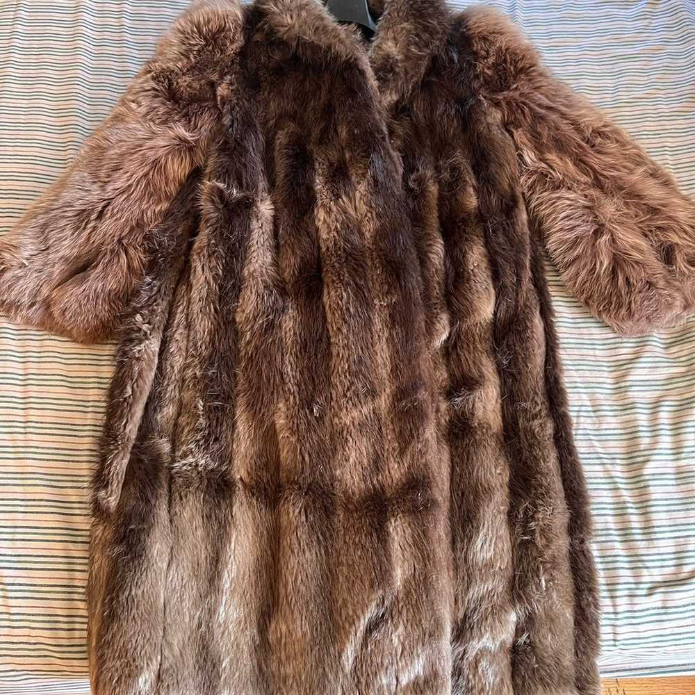 beaver X fox fur coat L～XL - image 1