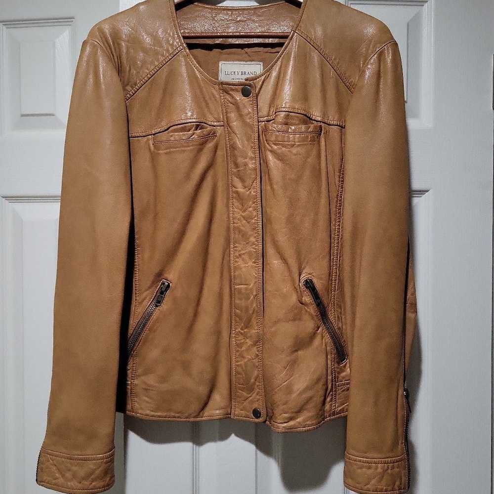 Lucky Brand leather jacket - image 1