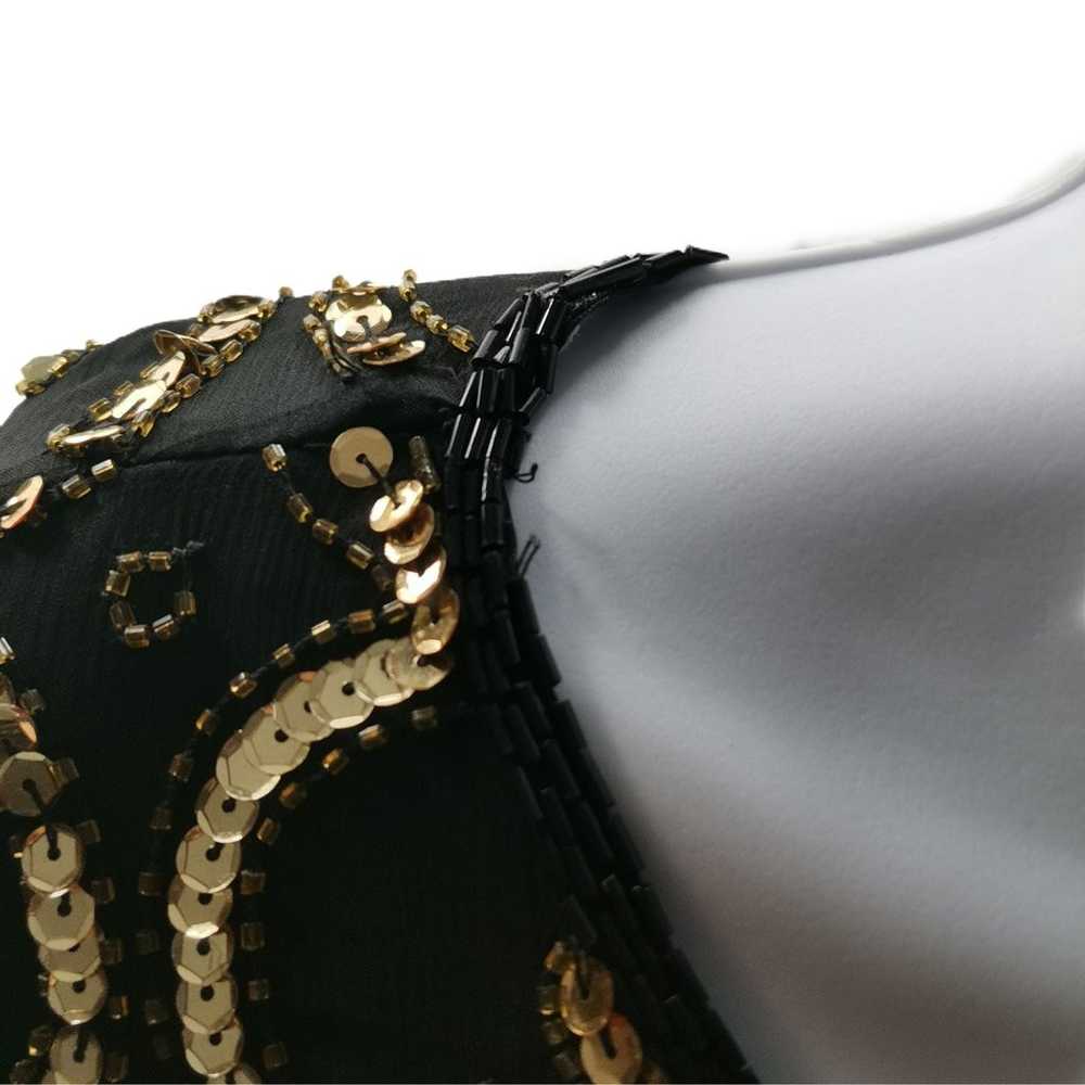 Vintage Black and Gold Sequin Jacket - image 3