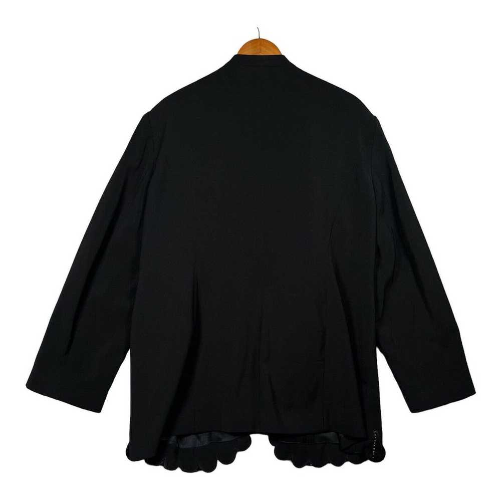 Vintage ELEGANCE COUTURE Black Jacket Coat Hip Fa… - image 2