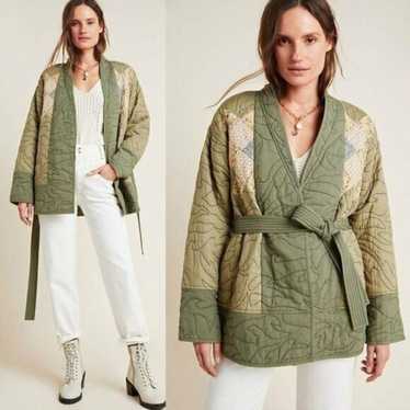 HTF Anthropologie Quilted Patchwork Jacket