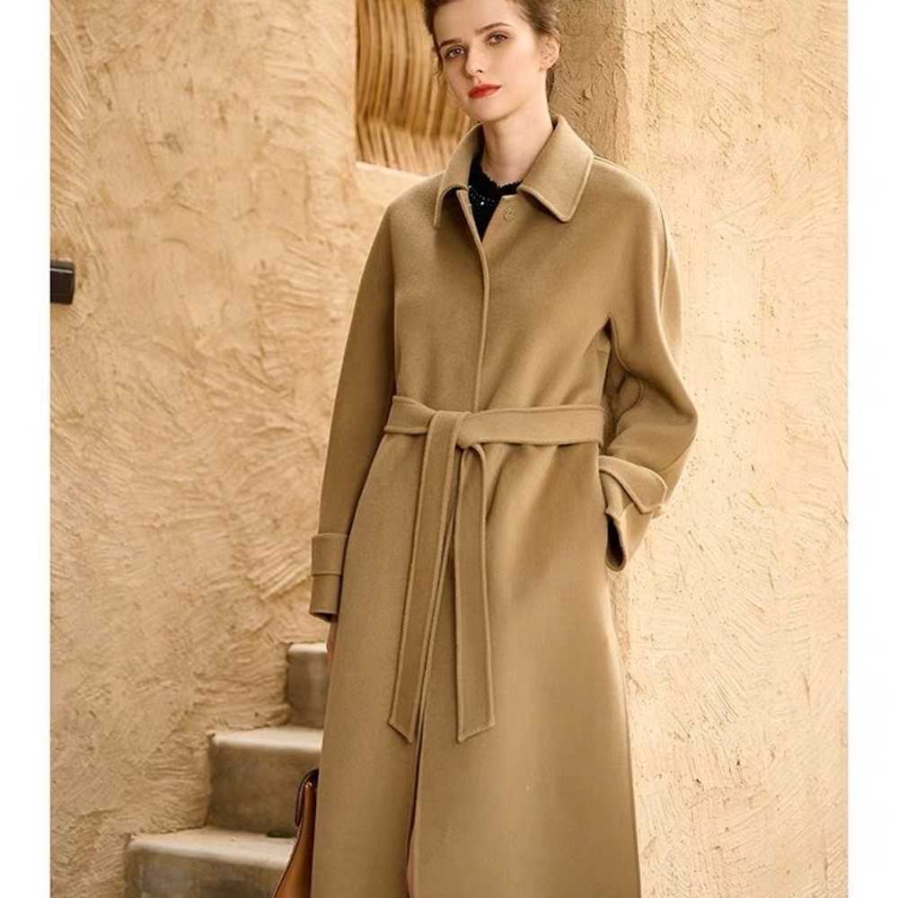 10% Cashmere Wrap Coat - image 1