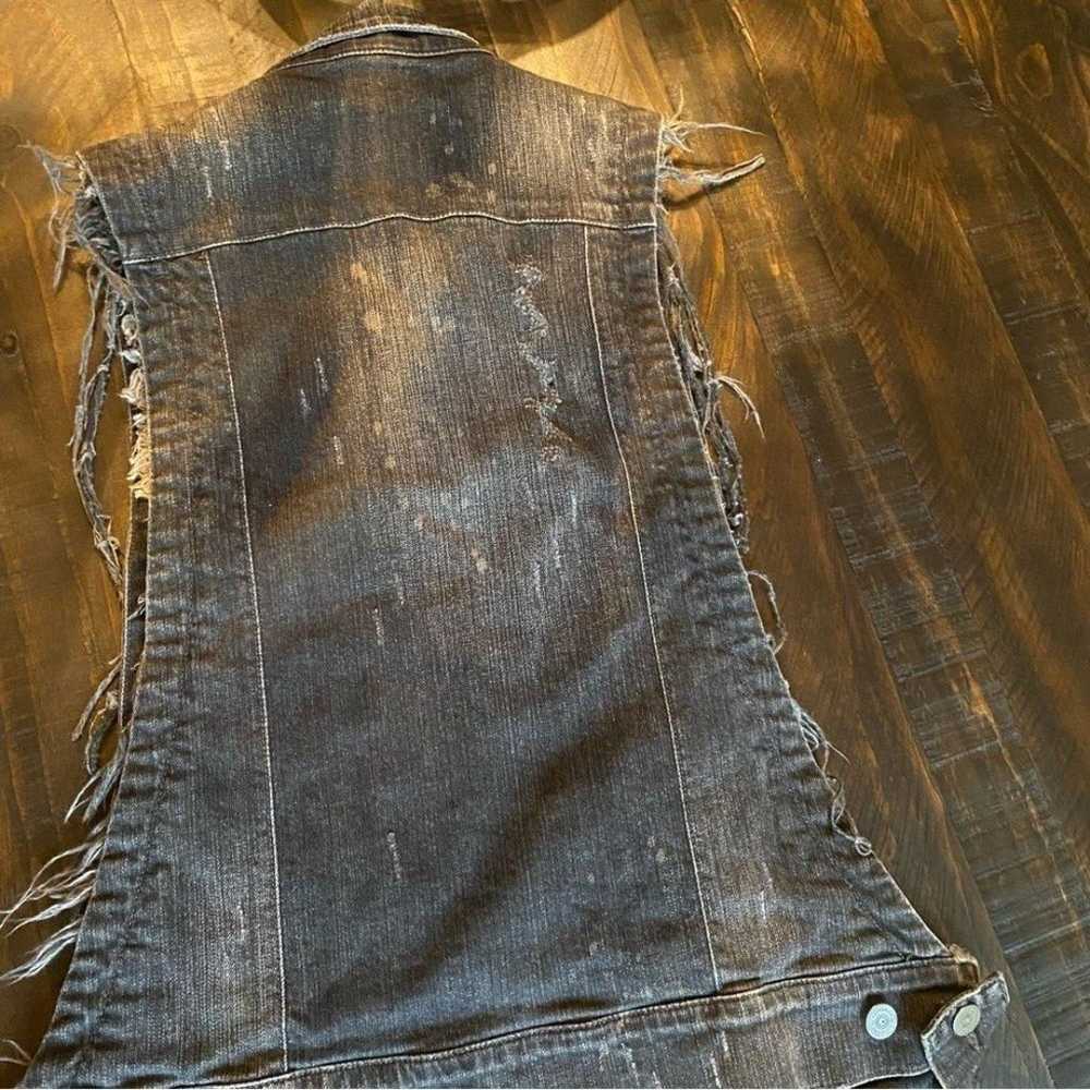 Citizens of Humanity Size S Hesher Denim Vest Dis… - image 10