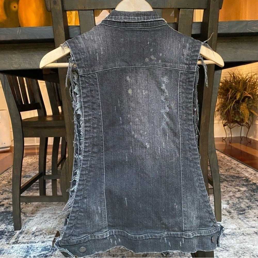 Citizens of Humanity Size S Hesher Denim Vest Dis… - image 2