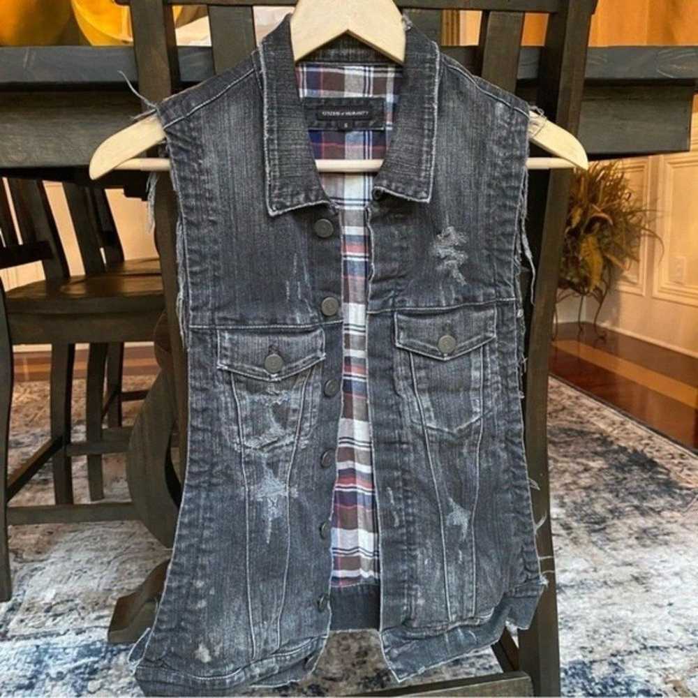Citizens of Humanity Size S Hesher Denim Vest Dis… - image 6