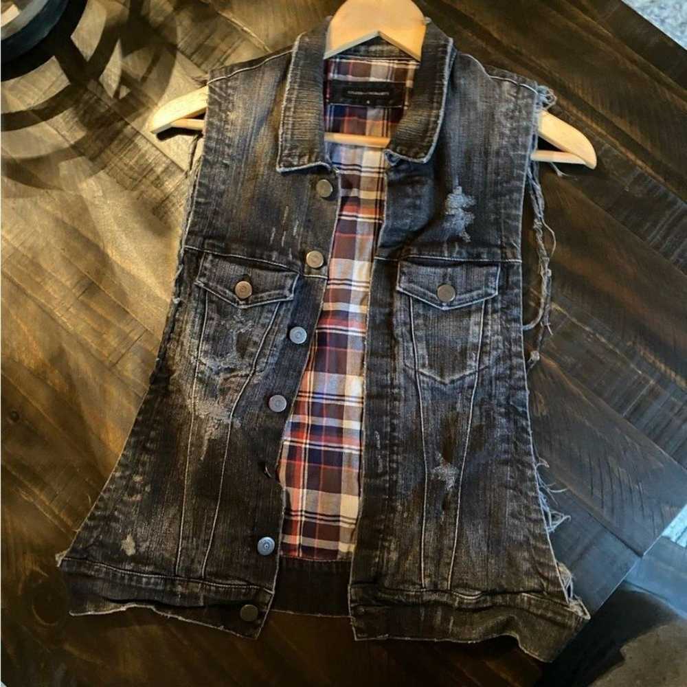 Citizens of Humanity Size S Hesher Denim Vest Dis… - image 9