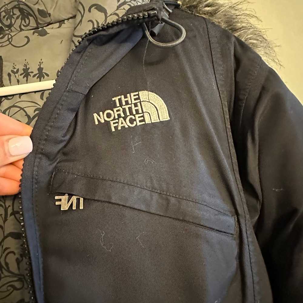 The North Face Insulated Jacket Navy Blue Small - image 2