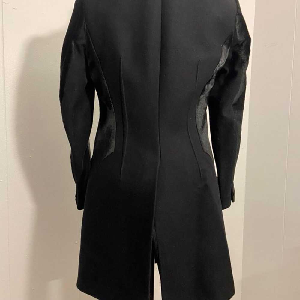 All Saints woman's coat with wool and cowhide lea… - image 1